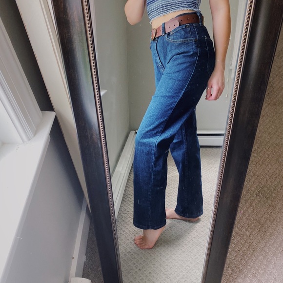 Wrangler / Vintage Dark Blue Jean - Picture 3 of 7
